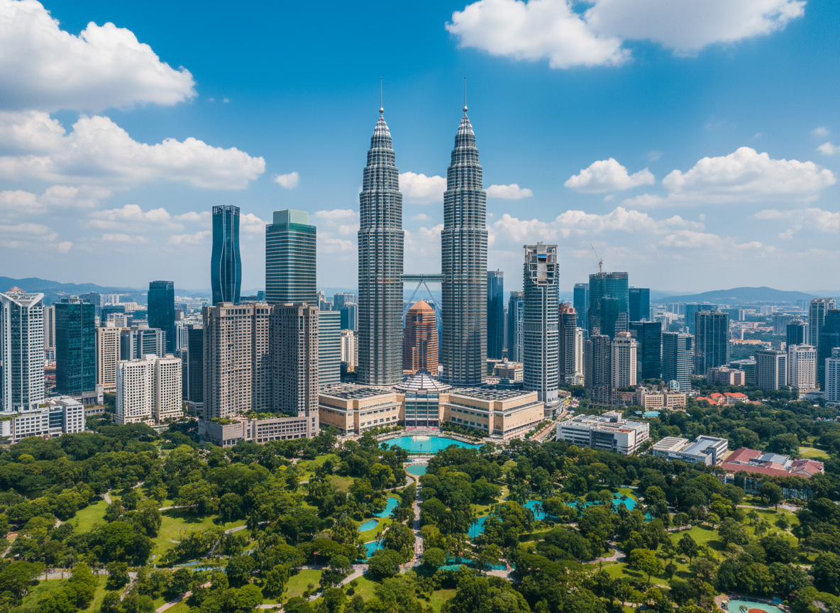 Malaysia Tour Itinerary - Petronas Twin Towers Kuala Lumpur